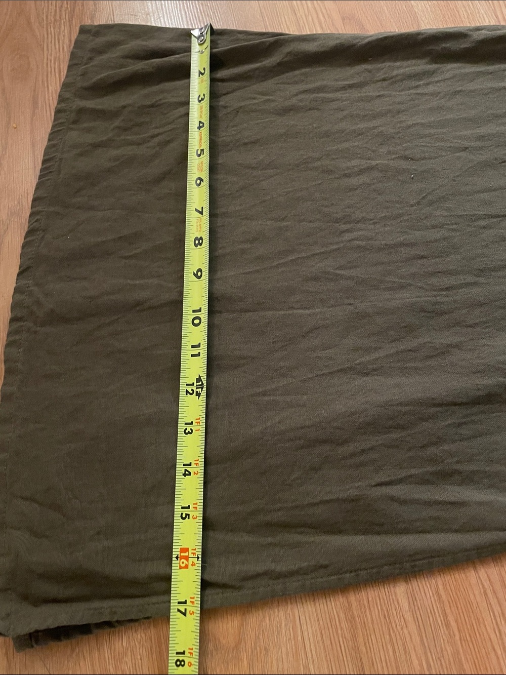 Haute Hippie Style Women’s Olive Green Linen Blend Wide Leg Jumpsuit Size M - Picture 7 of 10